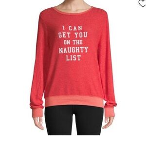 Wildfox Vibrant Red Sweatshirt